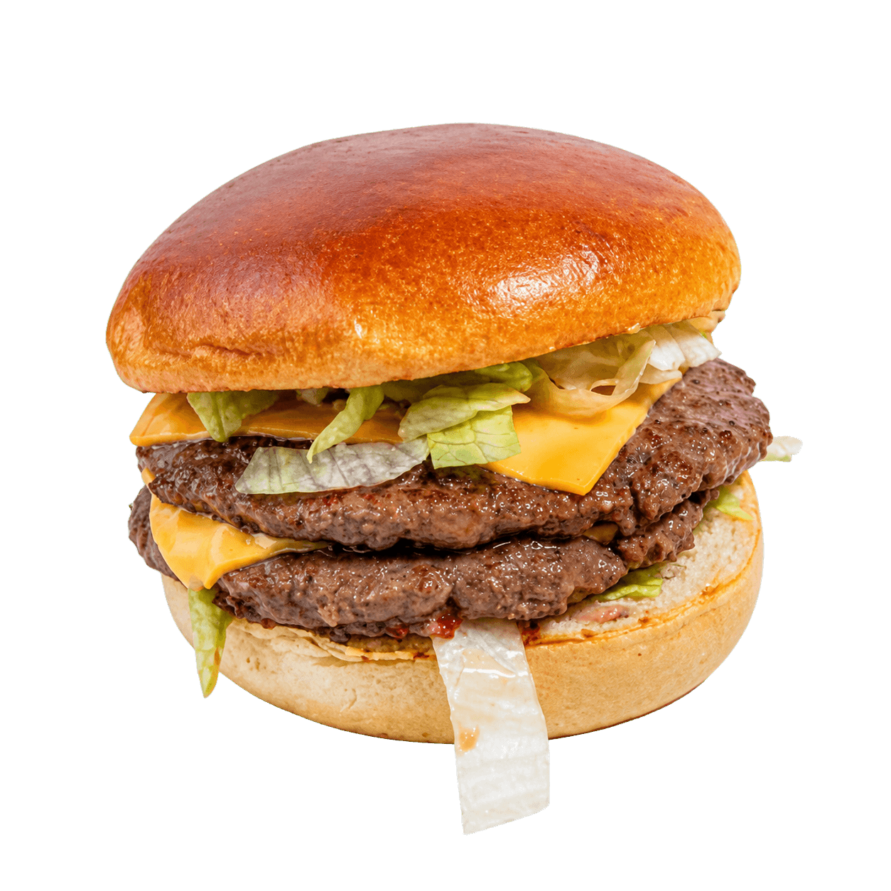Le 180 du Bin's, burger double steak et cheddar